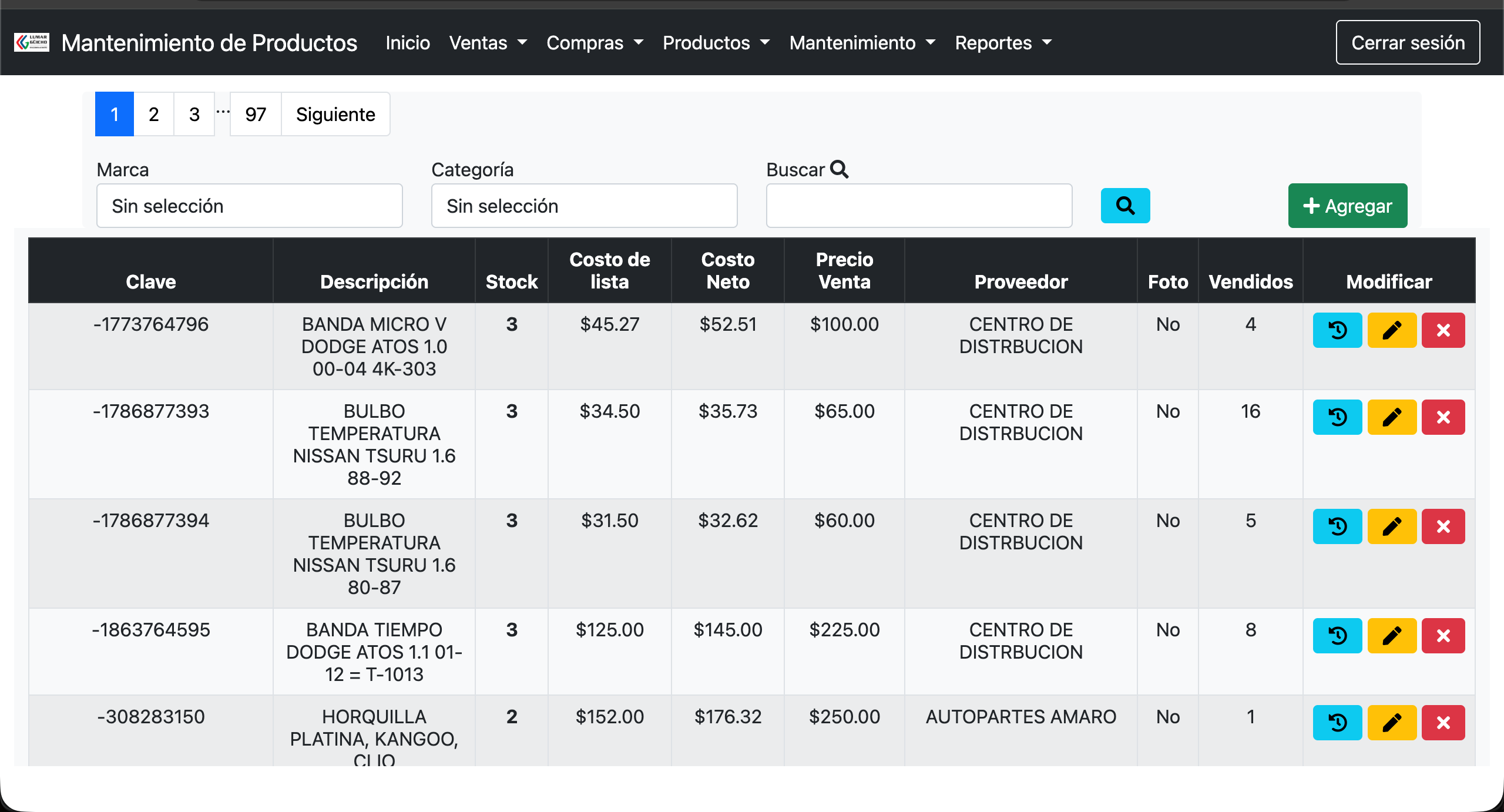 ERP Integral para Refaccionarias con IA y Punto de Venta